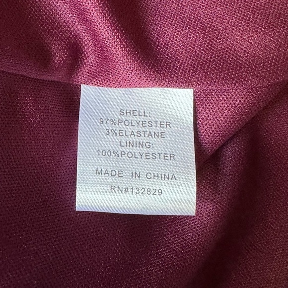 Superdown x Draya Michele Satin Kiara Mini Skirt in Dark Mauve Size S NEW - Picture 8 of 9